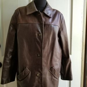 Genuine Brown Leather Jacket